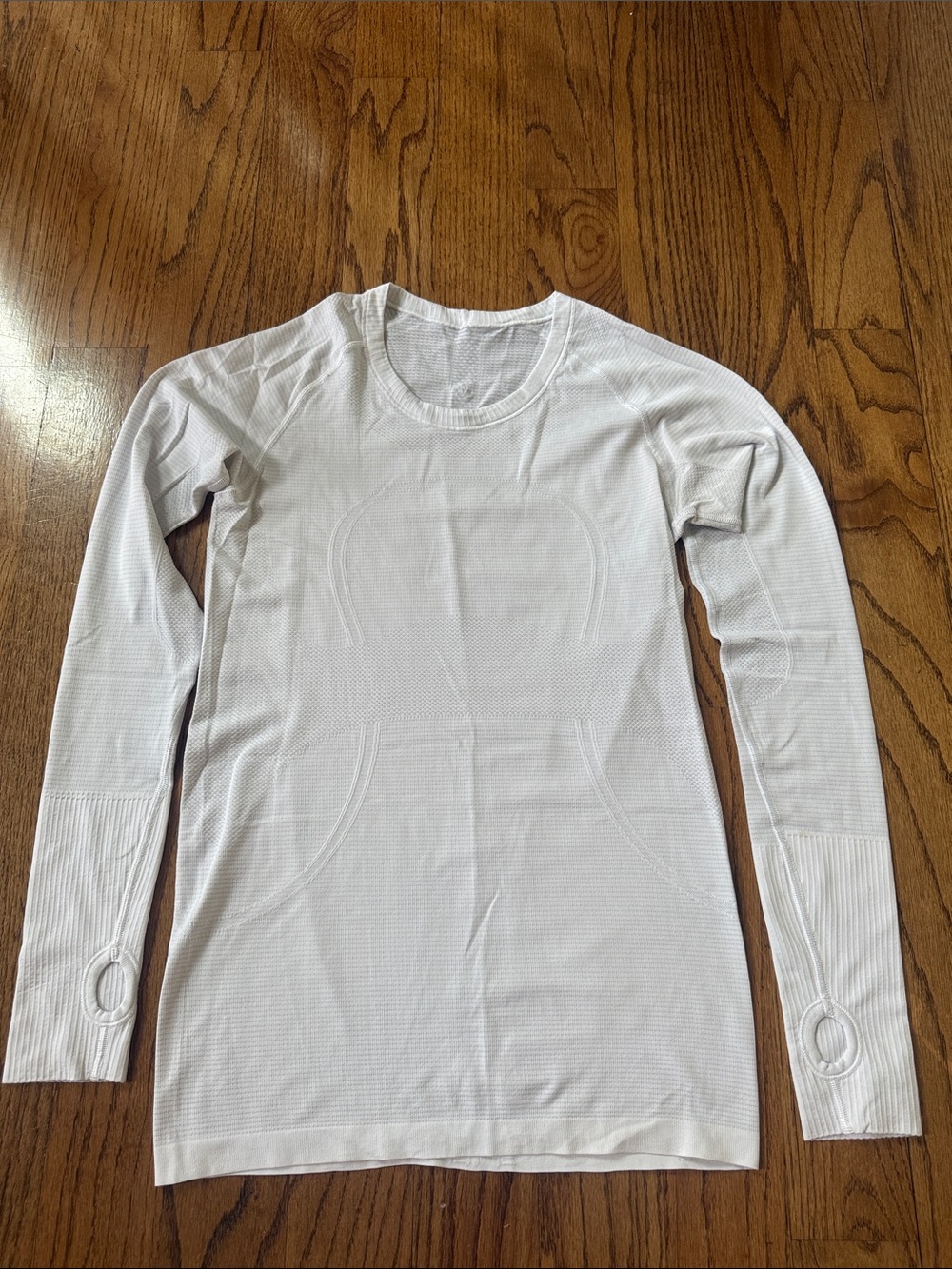 lululemon athletica White Long Sleeve Athletic Tee